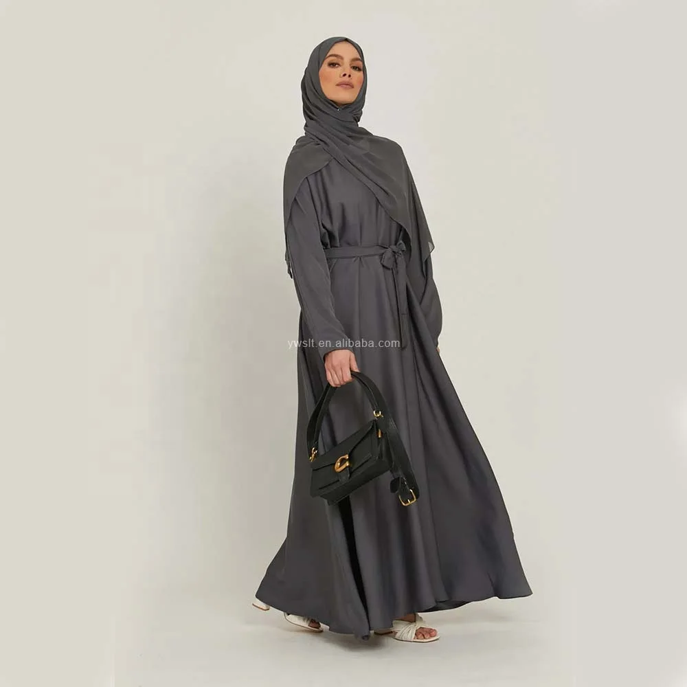 Sharut Wholesale Abaya Design EID Turkey Gulf Ladies Black Kaftan Kimono Islamic Clothing Nida Muslim Dresses Dubai Closed Abaya
