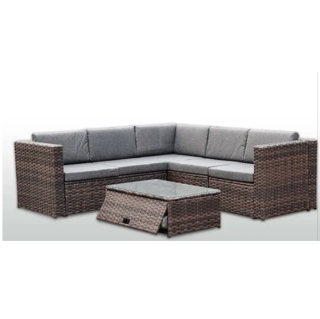 
outdoor natural rattan wicker sofa set 