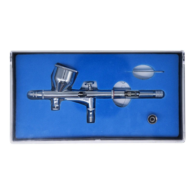 Airbrush Aerografo Royalmax AB-180 0.2mm Gravity Feed Double Action Airbrush for Cake Decoration Nail Art Tattoo