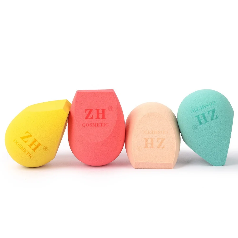 Manufacture Colorful Eco Friendly Beauty Foundation Powder Puff Wholesale Custom Latex Free Private Label Makeup Blender Sponge