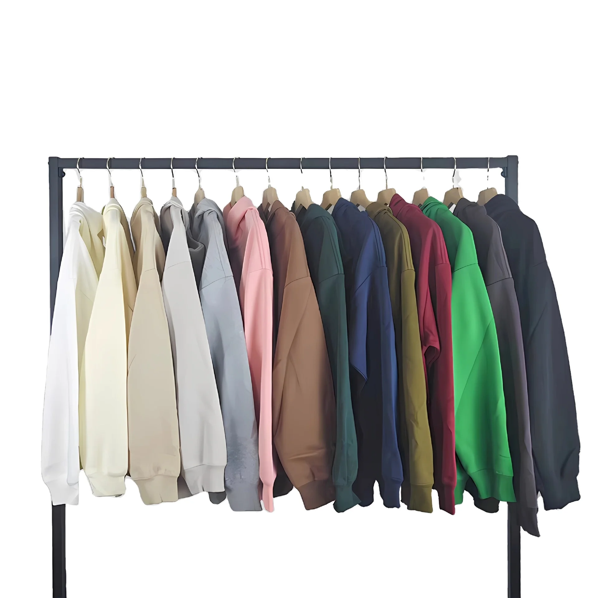 2024 Famous Brand Luxury Custom Hoodie Wholesale Streetwear Men Unisex Plain High Quality Oversized Organic Cotton