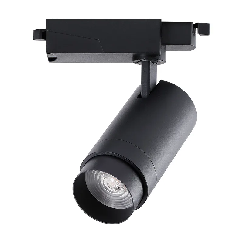 Rail lighting system COB led track light aluminium track spotlight 15w 24w 30w commercial dimmable focus track light