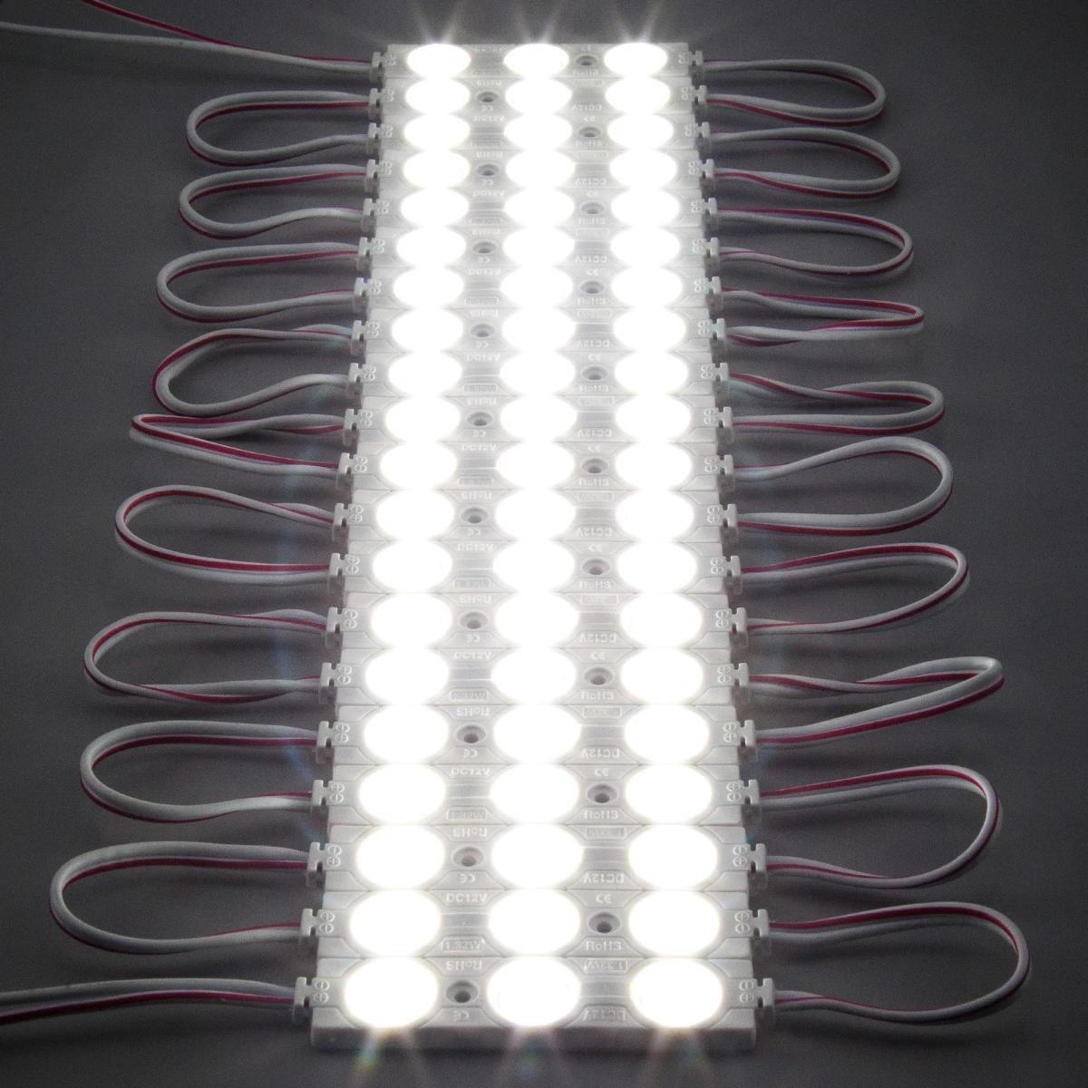New Style LED 3 Led Modules Light Led Modul with Len for Sign Letter Lightbox Light Led Strip Modul Ultrasonic