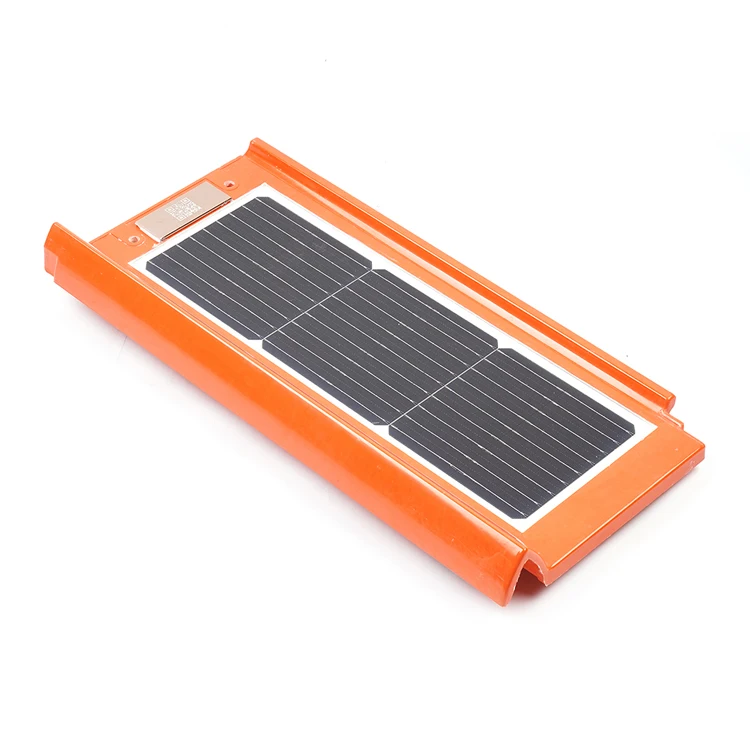 LESSO Solar Roof Tiles MUGUANG TYPE22 BIPV Full Red Black Color Solar Panel PV Solar 22W  OEM