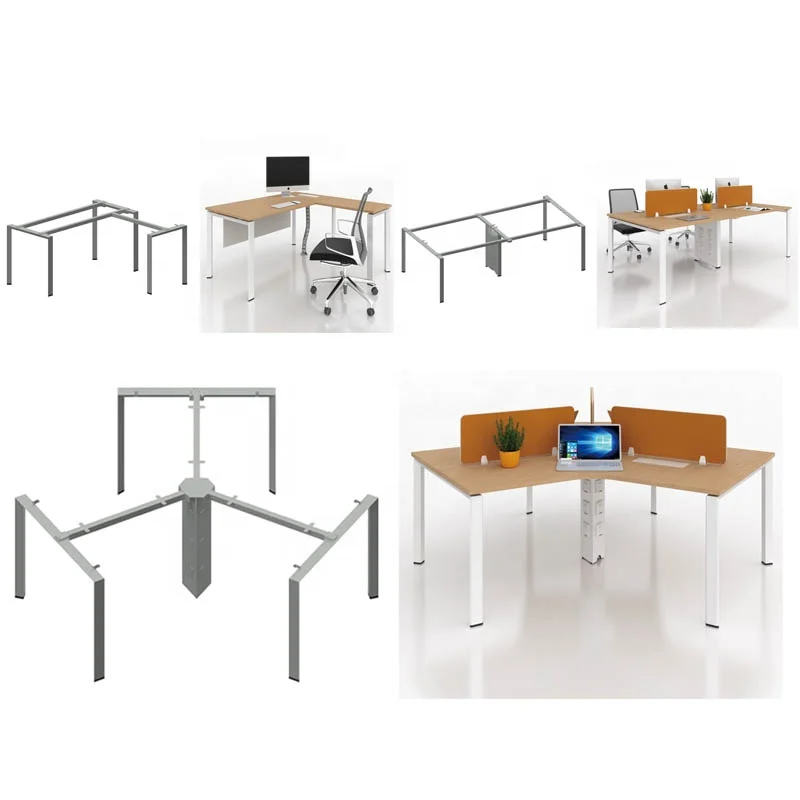 Dining table frame wood metal luxury table leg