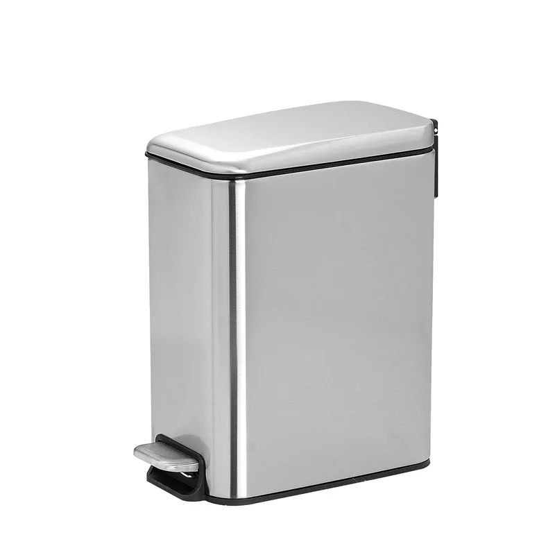 Factory Price Stainless Steel Trash Can Pedal Bin Foot Step Bin