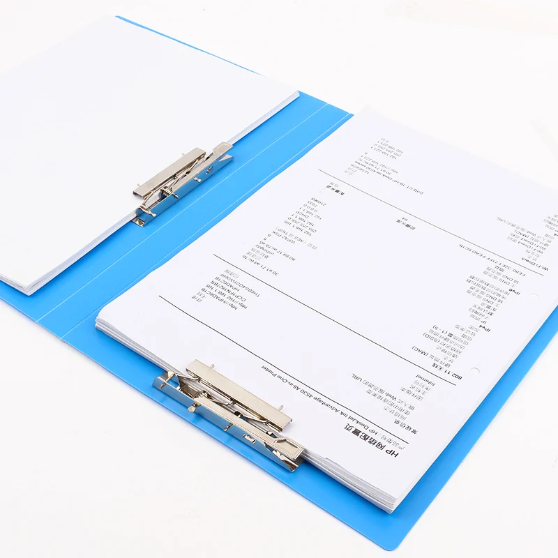 
Factory direct production high quality a4 size plastic file folder PP office report A4 paper types 