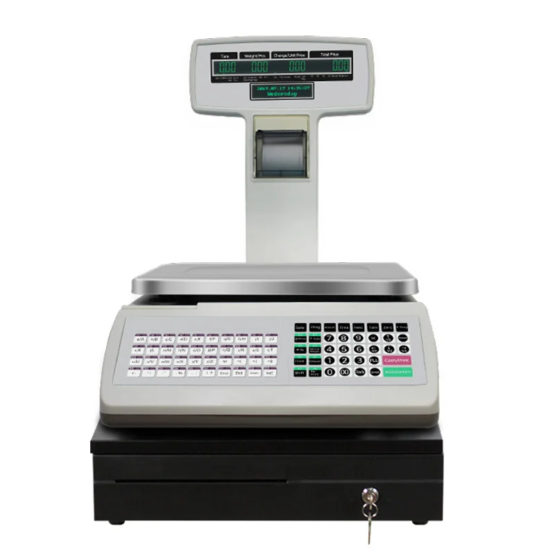 Good Quality Commercial TM-A Electronic Cash Register Scale With Receipt Printer  for deli/fruit shop/supermarket