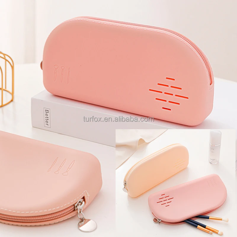 Naked Color Series Waterproof Travel Silicone Cosmetic Bag During and Long-Lasting Women Girls Ladies Beauty Portable Makeup