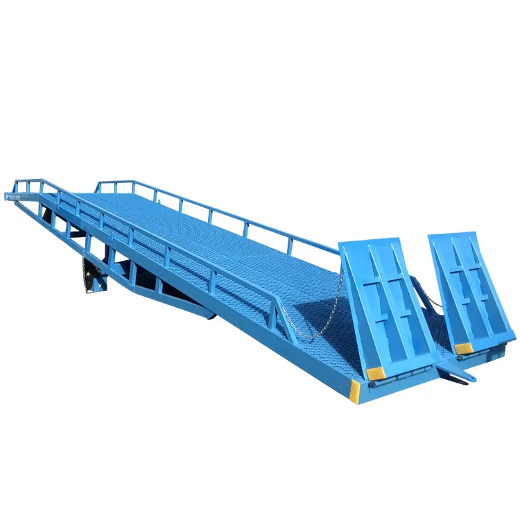 High quality   Mobile Aluminum Container Dock,movable dock leveler,The carrying forklift is used to transport goods