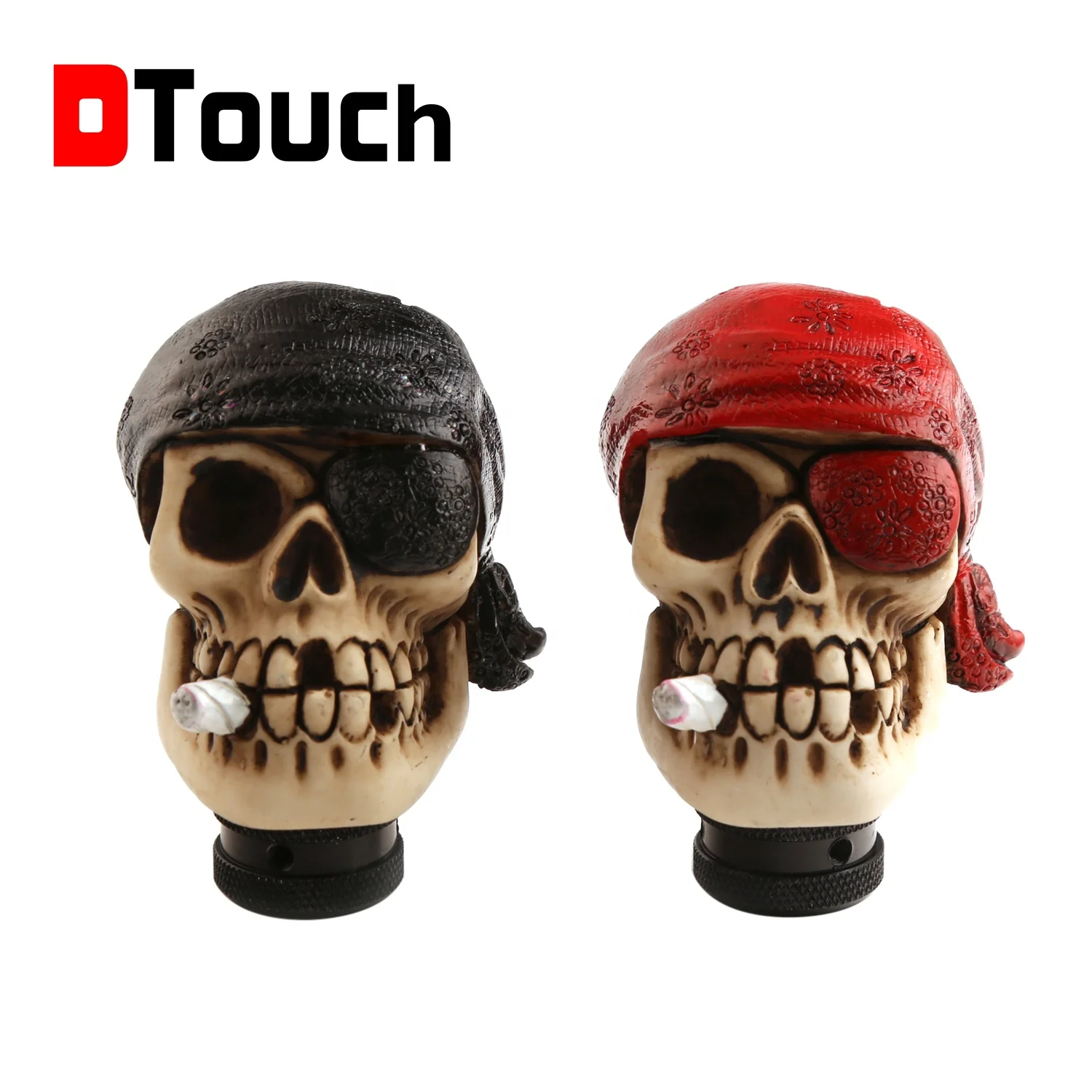 Dtouch Universal Car skull manual gear shift knob Manual Gear Shift Knob  Shifter Handle Lever Stick with 3 Adapters