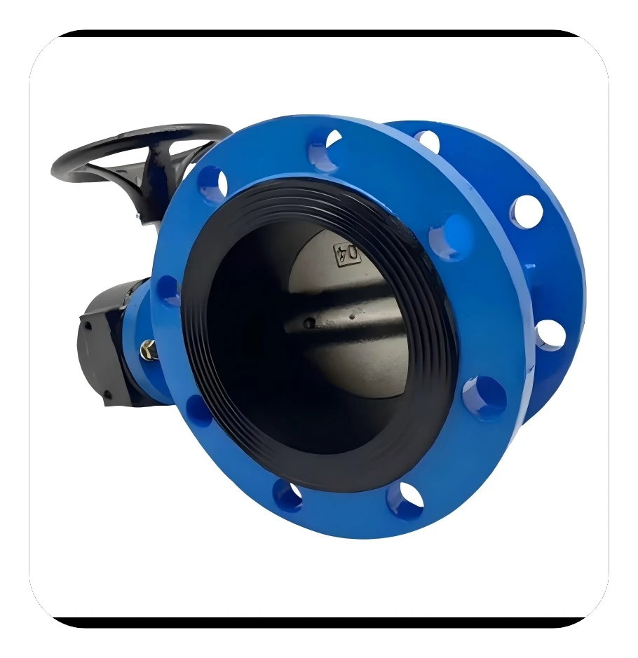 Guaranteed Quality Proper Price Valve Iron Cast Hard Seal Waffle Flanged Type Butterfly Valve