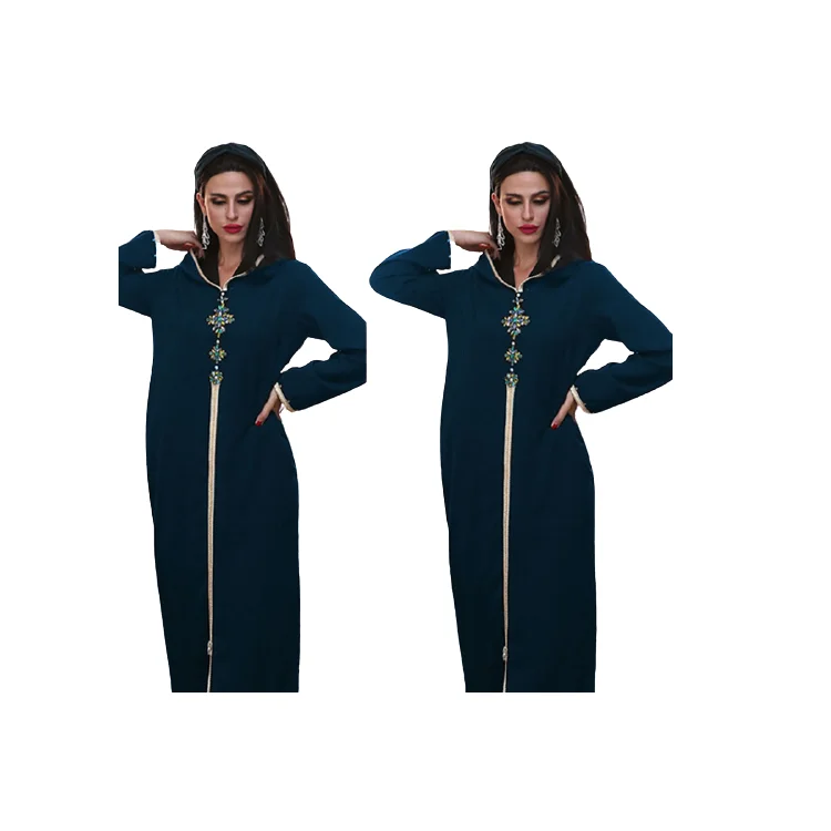 Оптовая продажа, платья для мусульманских женщин новейшего дизайна, платья с длинной юбкой для мусульманских женщин, платья с капюшоном для женщин