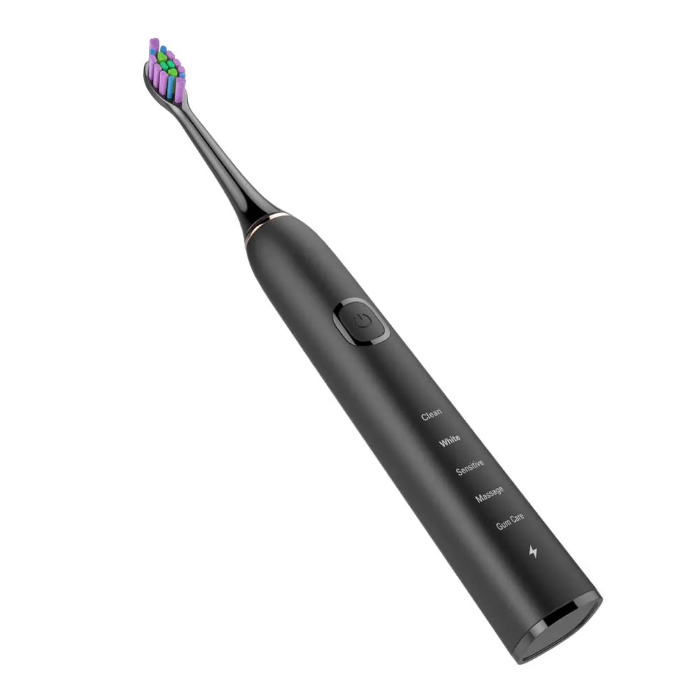SN903 звуковая электрическая зубная щетка IPX7 Водонепроницаемая перезаряжаемая для домашнего использования Cepillo De Diente
