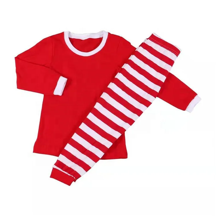 
Wholesale Winter Christmas festival design long sleeve baby matching outfit boys or girl outfit Christmas Pajamas 