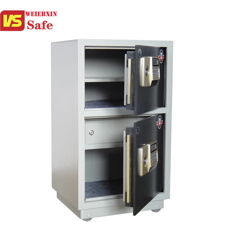 Холоднокатаный прочный стальной двойной двухдверный медицинский домашний офисный Сейф