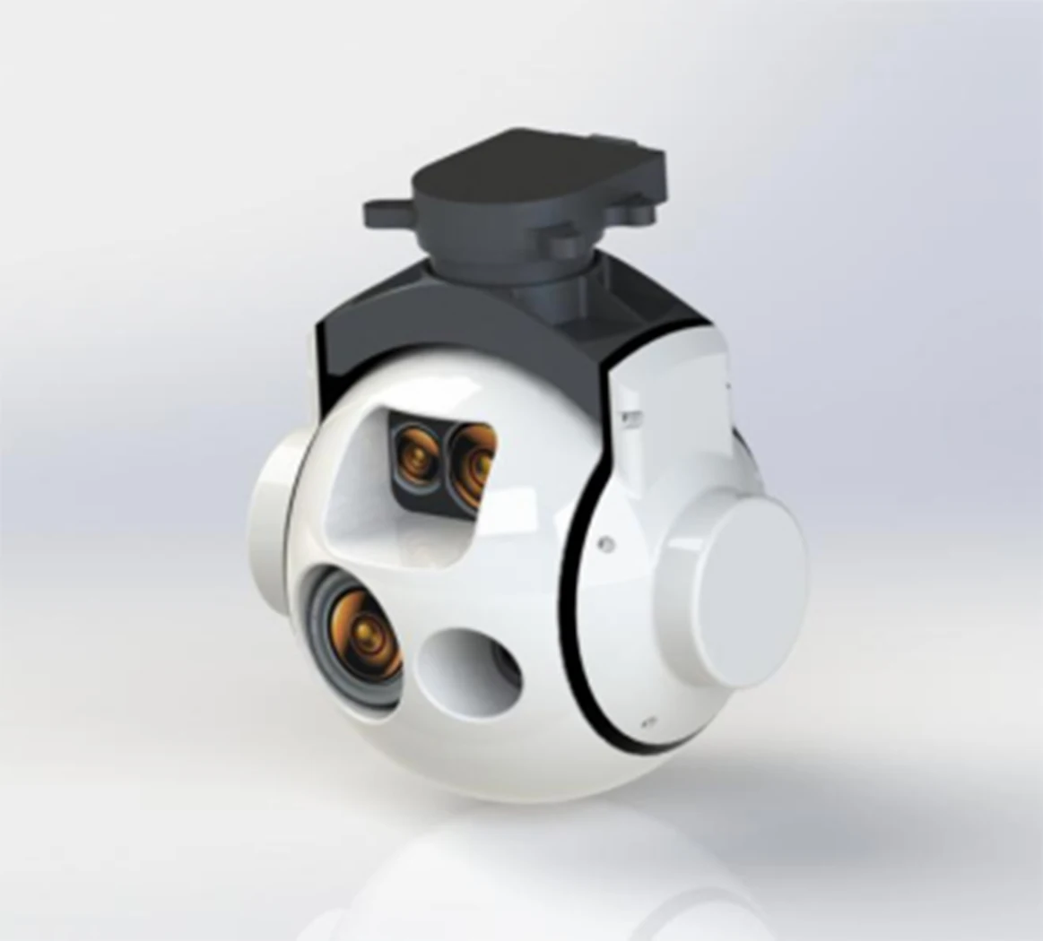 Digital Eagle Two Axle Three Light 10x Ir/eo Camera For Fixed Wing Drone