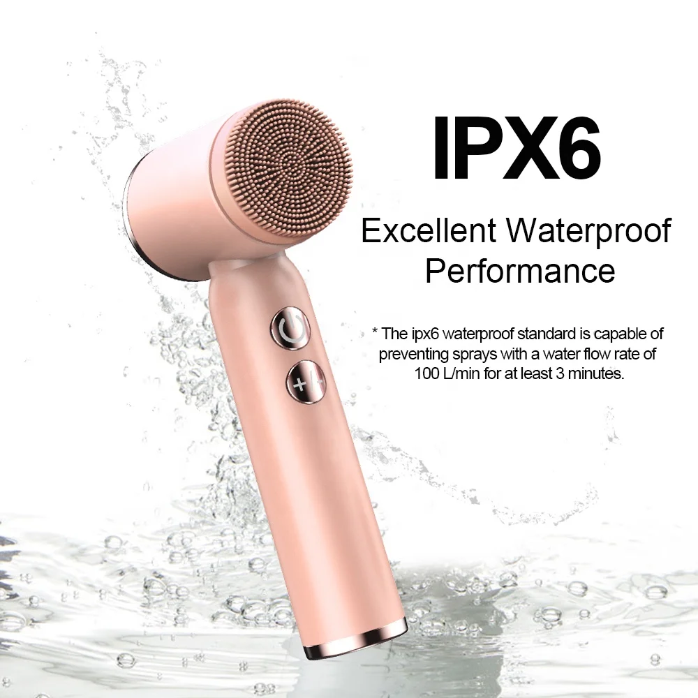 LED Display Rechargeable Handheld Waterproof Exfoliate Remove Dead Tighten Skin Face Deep Cleansing Brush