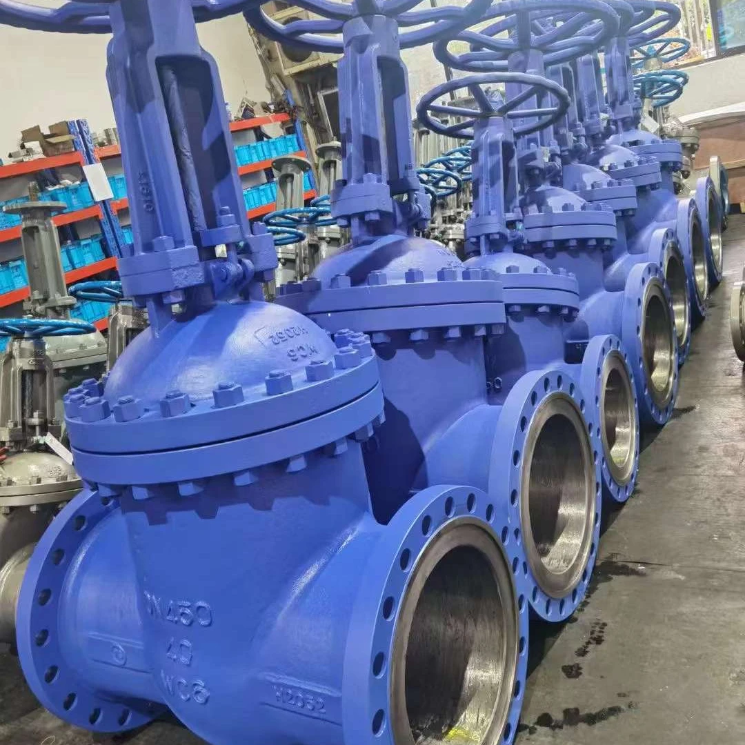 WC6  Flange  Type Metal Sealing Wedge Gate Valve DN450 PN40