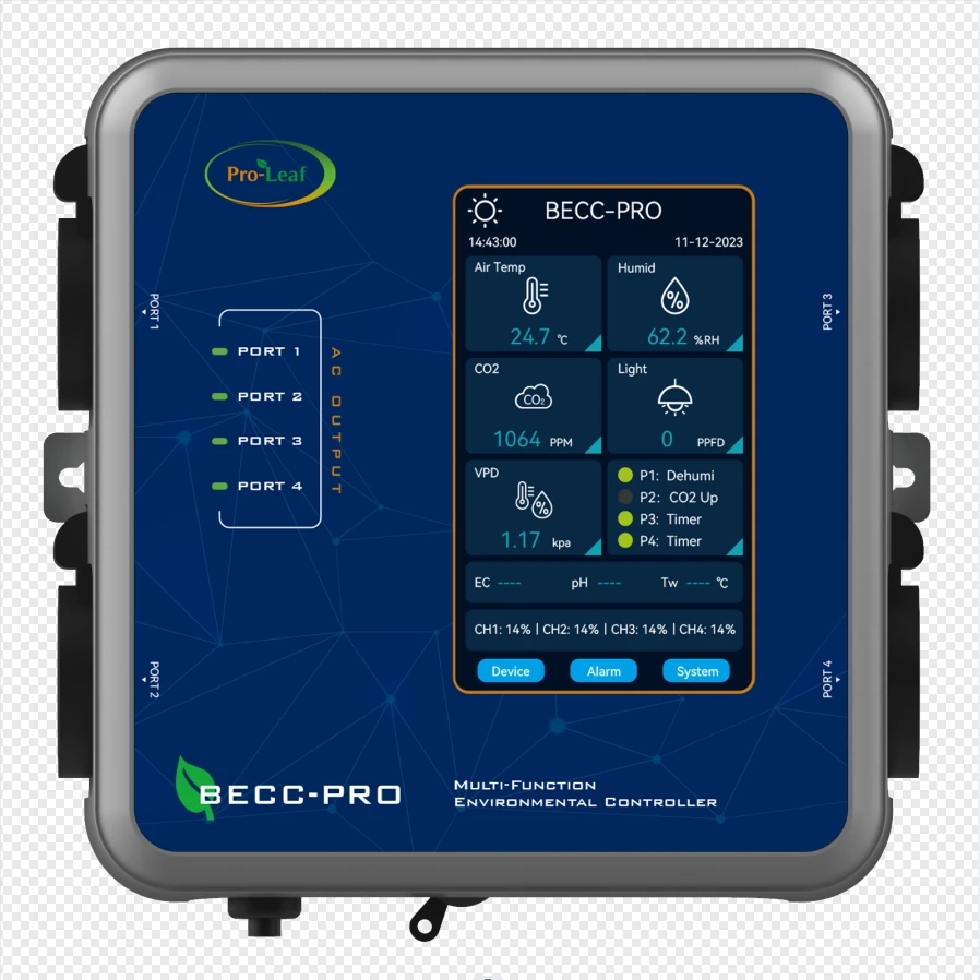 BECC-PRO СО2 датчик температуры и влажности экологический контроллер пульт дистанционного управления приложение Pro-leaf