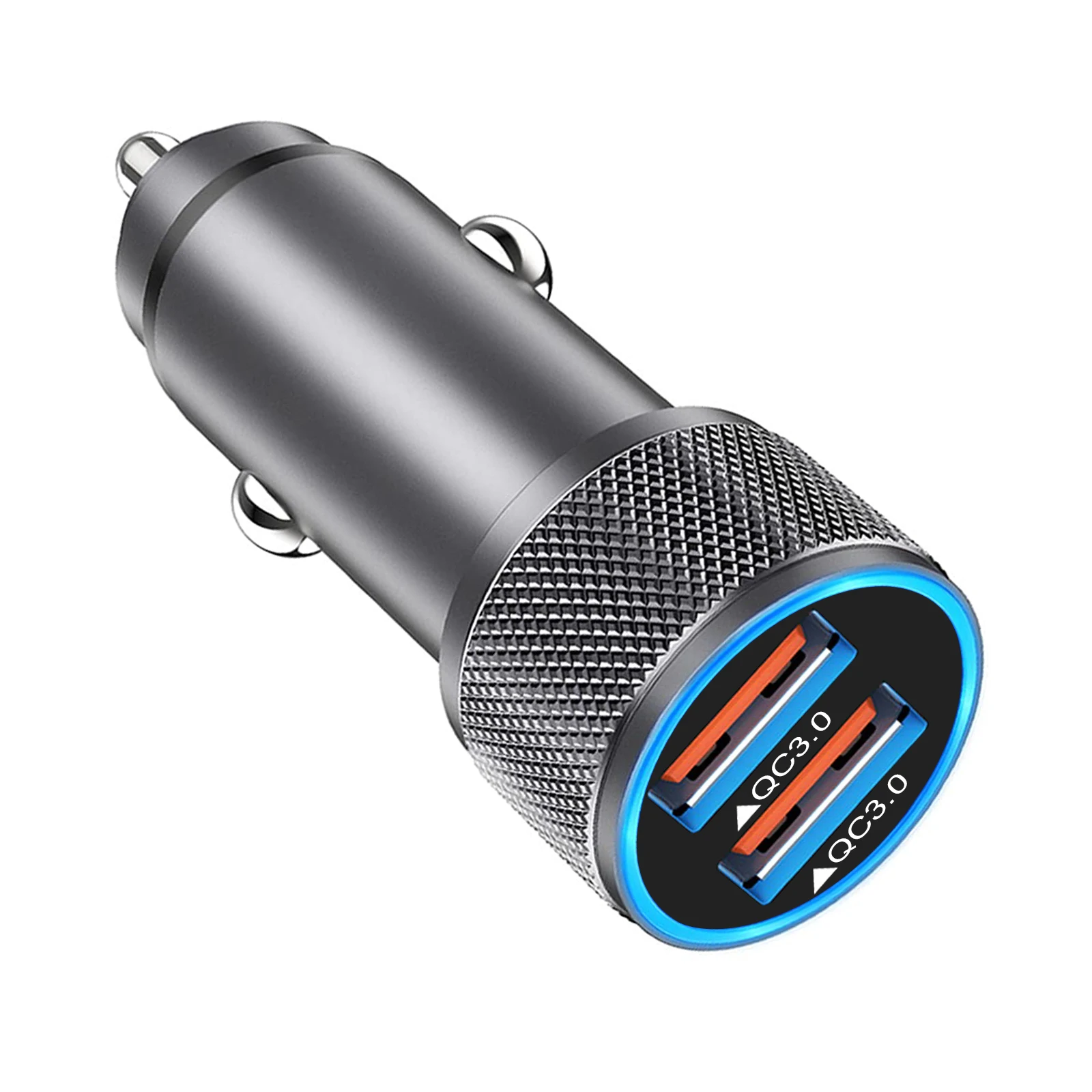 Eonline 36W 6A Car Charger Quick Charge 3.0 Universal Dual USB Fast Charging QC For iPhone Samsung Xiaomi Mobile Phone In Car