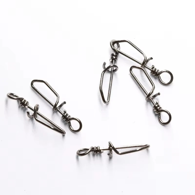 High Quality Coastlock Snap Swivel Fishing Connectors for Sea Freshwater Ice Lure Fishing in Rivers and Lakes