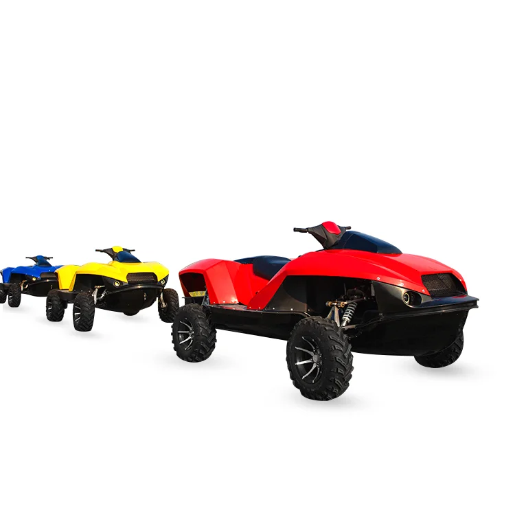 Factory Direct Sale Stylish Fancy Drifting Cheap Quad Ski 1400cc Jet Quad Quadski Amphibious Motorboat