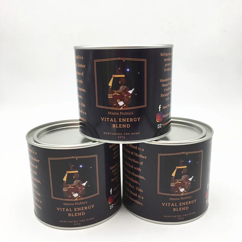 Оригинальный размер, герметичный бумажный материал, молочный порошок, банка