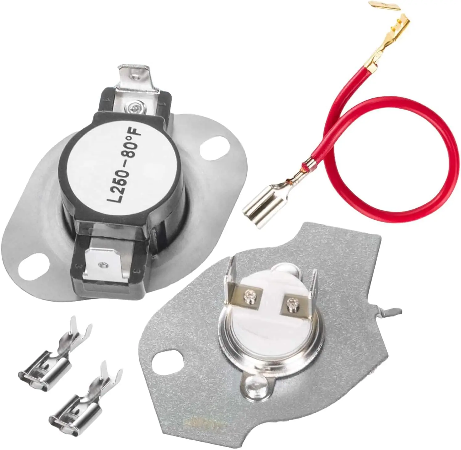 279816 Dryer Thermal Fuse & Thermostat Replacement Part Kit Replaces AP3094244 279816VP 3399848 3977393 PS334299 WED6200SW1