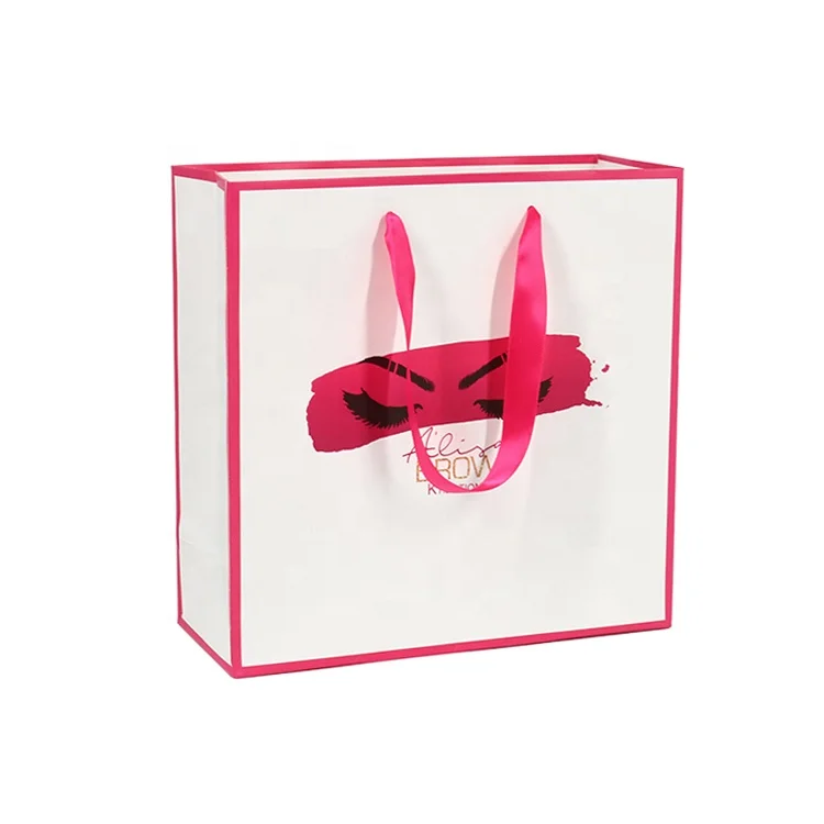 Custom Gift Packaging Mini Reusable Small Luxury Paper Bags with Your Own Logo