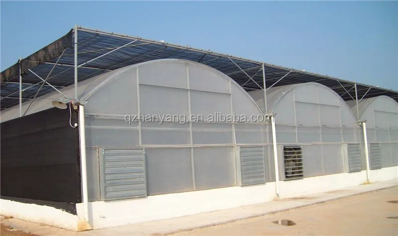 agriculture equipment/cheap arch pipe greenhouse for sale/Solar tomato greenhouse for sale