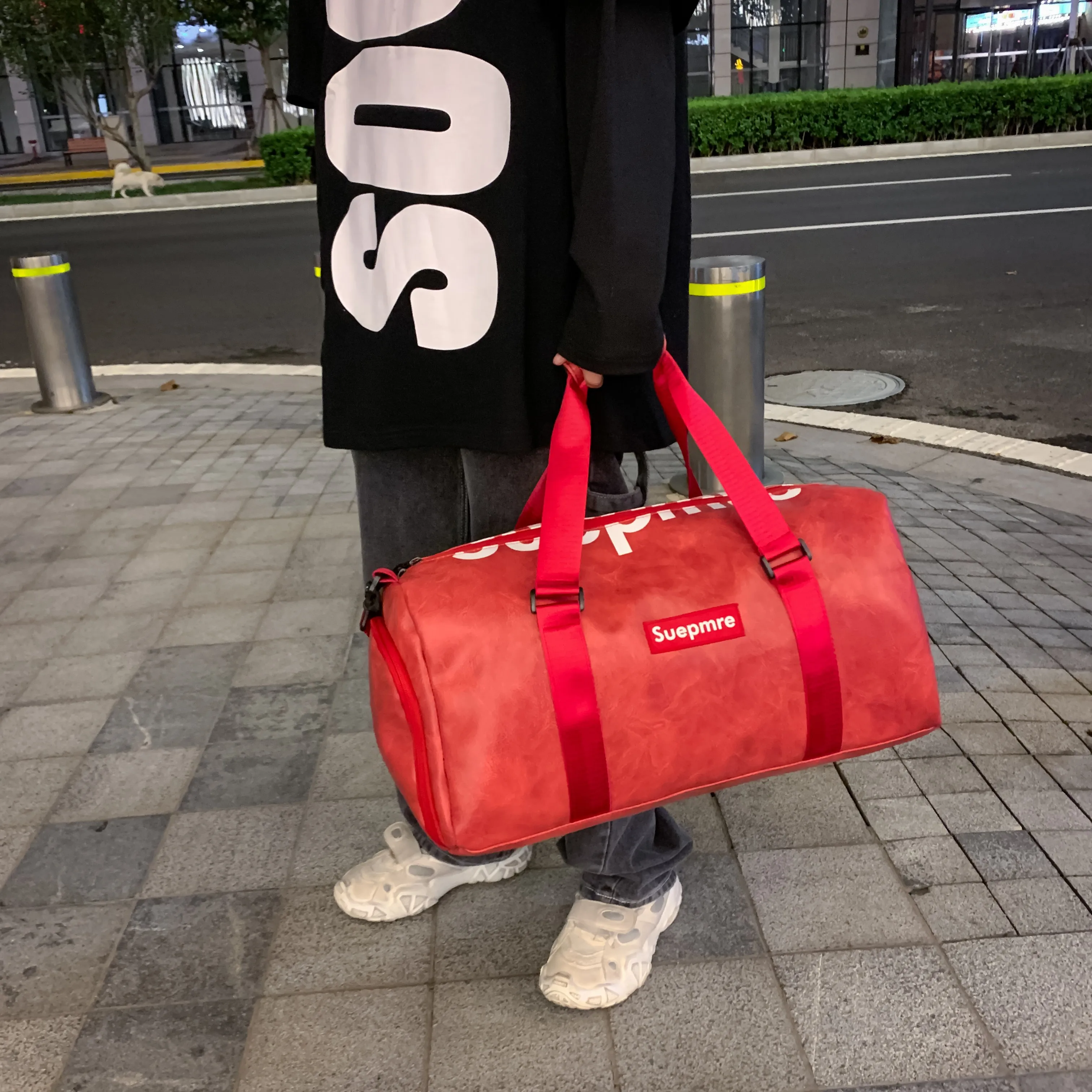 High quality shoulder mens designer travel luggage bag Crossbody men totes Polyester duffel handbag duffle bags