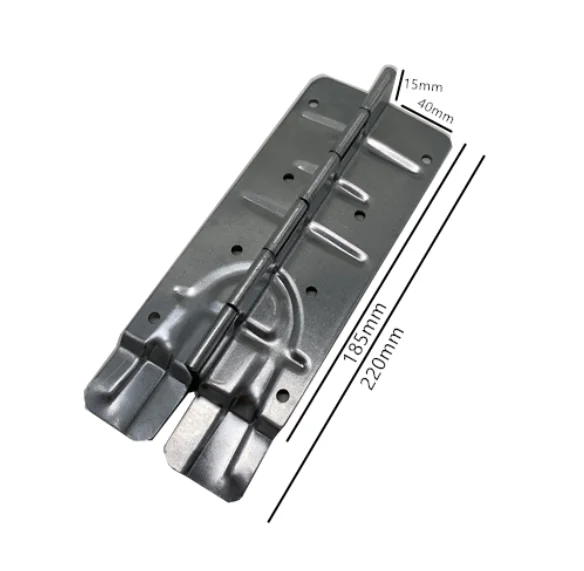 Oem metal stamping shipping crate container pallet collar hinge for wooden box