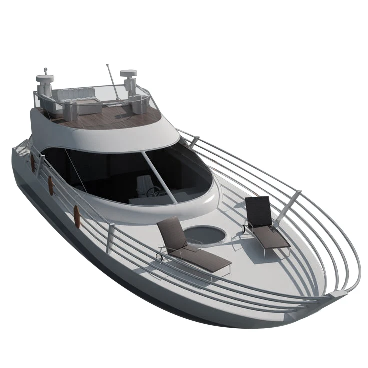 Small Luxury Half Cabin   Aluminum yacht Yacht Boat