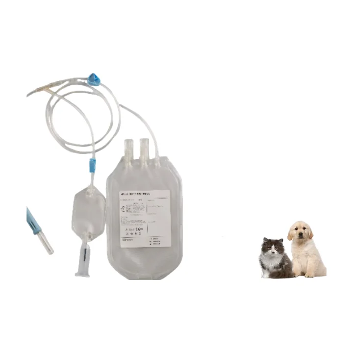 Медицинский пакет для сбора крови животных 450 мл 1000 одноразовый переливания крупного рогатого скота овец лошадей собак кошек