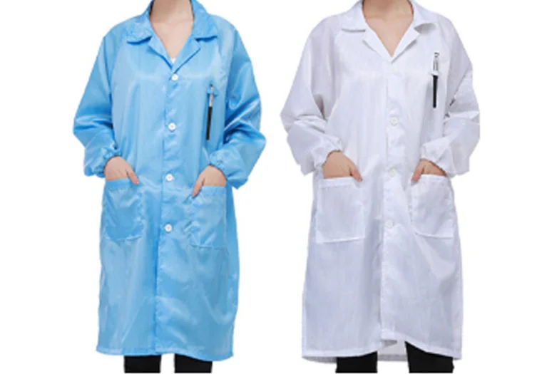 Comfortable Breathable Work Garment ESD Smock Coat ESD lab Safety Clothes ESD Cleanroom Garment