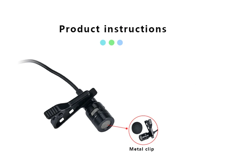 Uhf Wireless Dual Lavalier Microphone Lightning Mobile Microfono