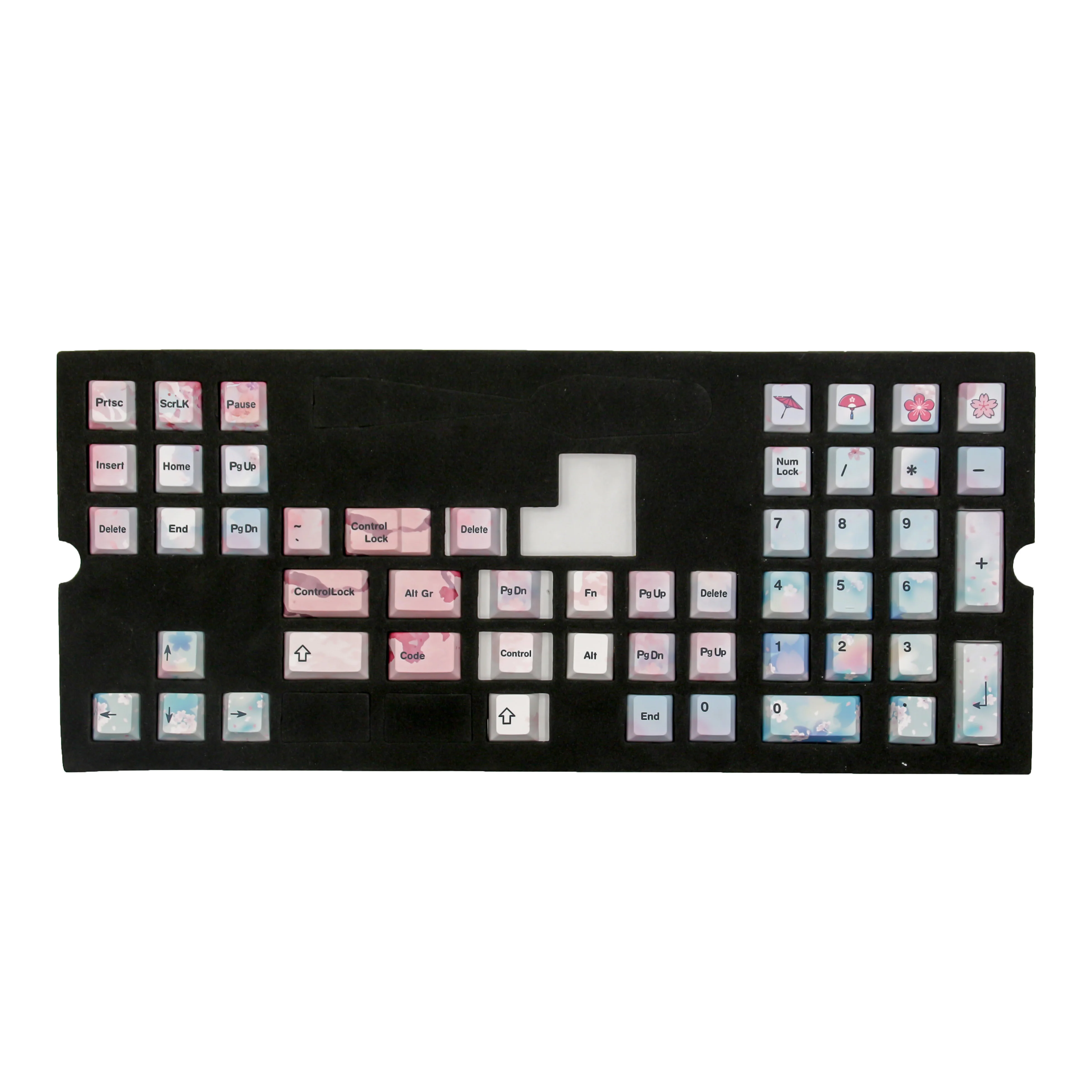 Subbank Sublimation Blanks Keycap Custom Printing Logo PBT Dye Keycaps Mechanical Keyboard Sublimation Keycaps104pcs