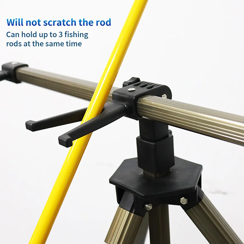 Aluminum Alloy Quality Retractable Folding Corrosion Resistant Fishing Rod Holder fishing gear tackle