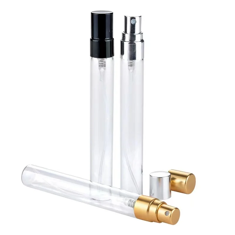 2ml 3ml 5ml 10ml Mini Clear Spray Bottle Glass Perfume Sample Atomizer Spray Bottles with gift box