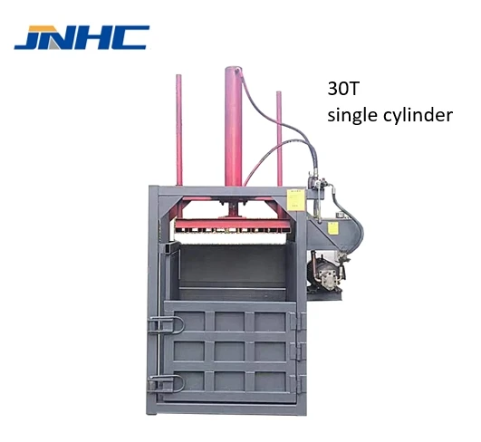 Hydraulic Vertical Compactor Vertical Used Baler Machine for Cardboard waste paper baling press machine