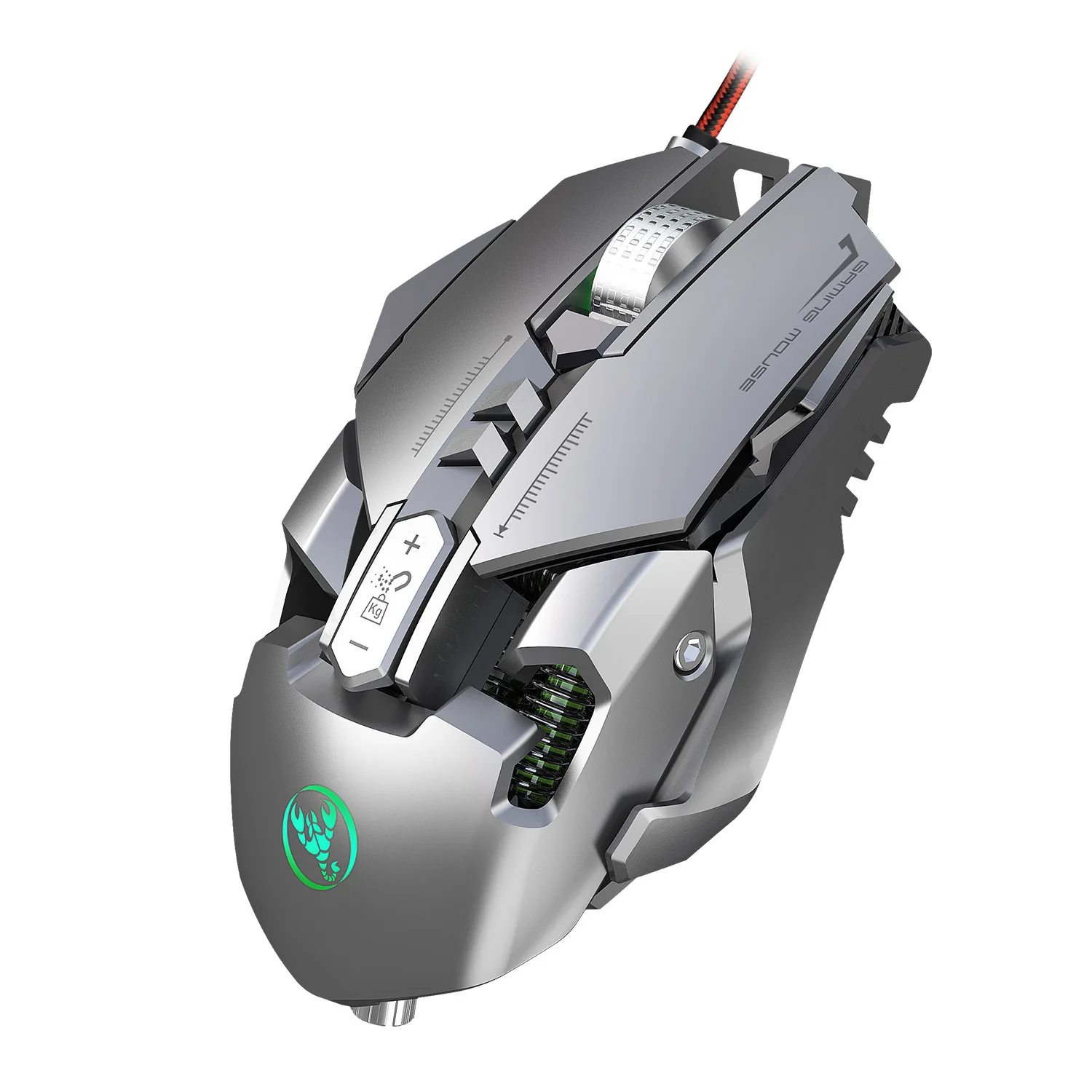  6400 точек/дюйм профессиональная игровая мышь RGB программирования мыши 7 Кнопка точек на дюйм Проводной USB Механическая для Lol есть курица