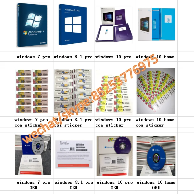 Genuine best version Windows 7 Home Premium DVD 32 /64 BIT Win7 Home OEM package Product Key Code wholesale
