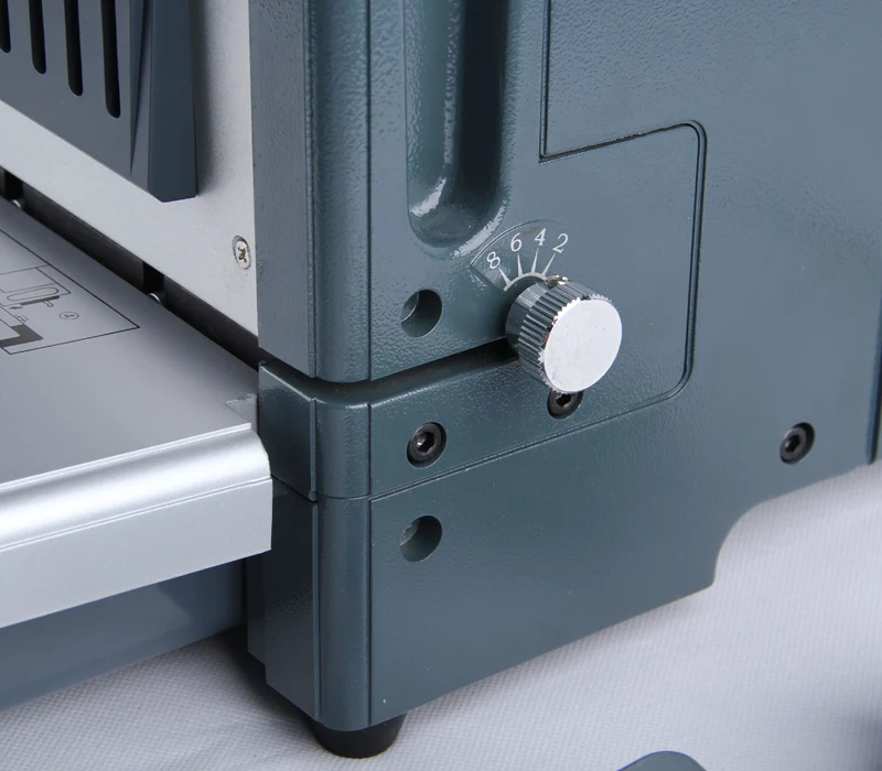 Munlifunction Electric book binding machine and hole punching machine with different punch moulds