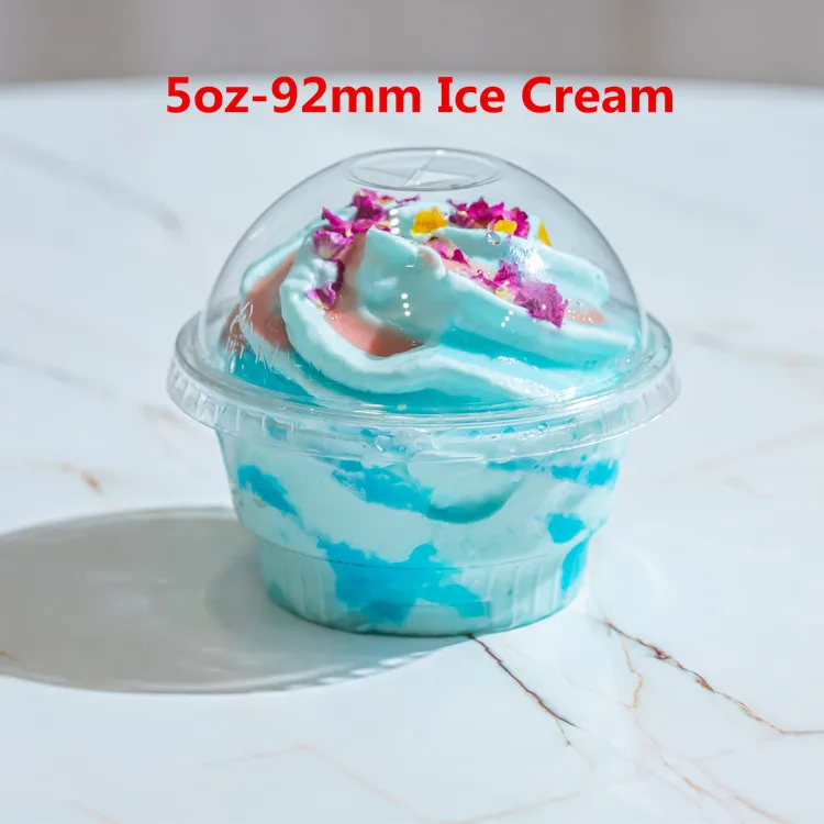 5 oz hot sale PET ECO-friendly 350ml disposable ice cream cups
