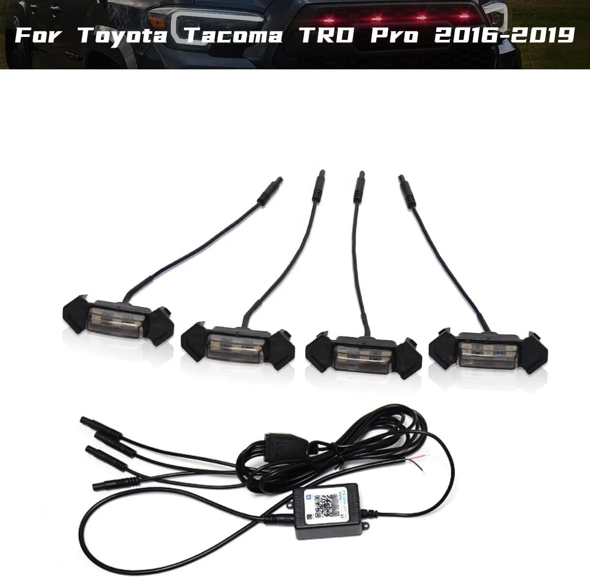 Gobison Factory Wholesale Price RGB TRD Grill Light For TOYOTA Tacoma 2016-2023 Grill Light