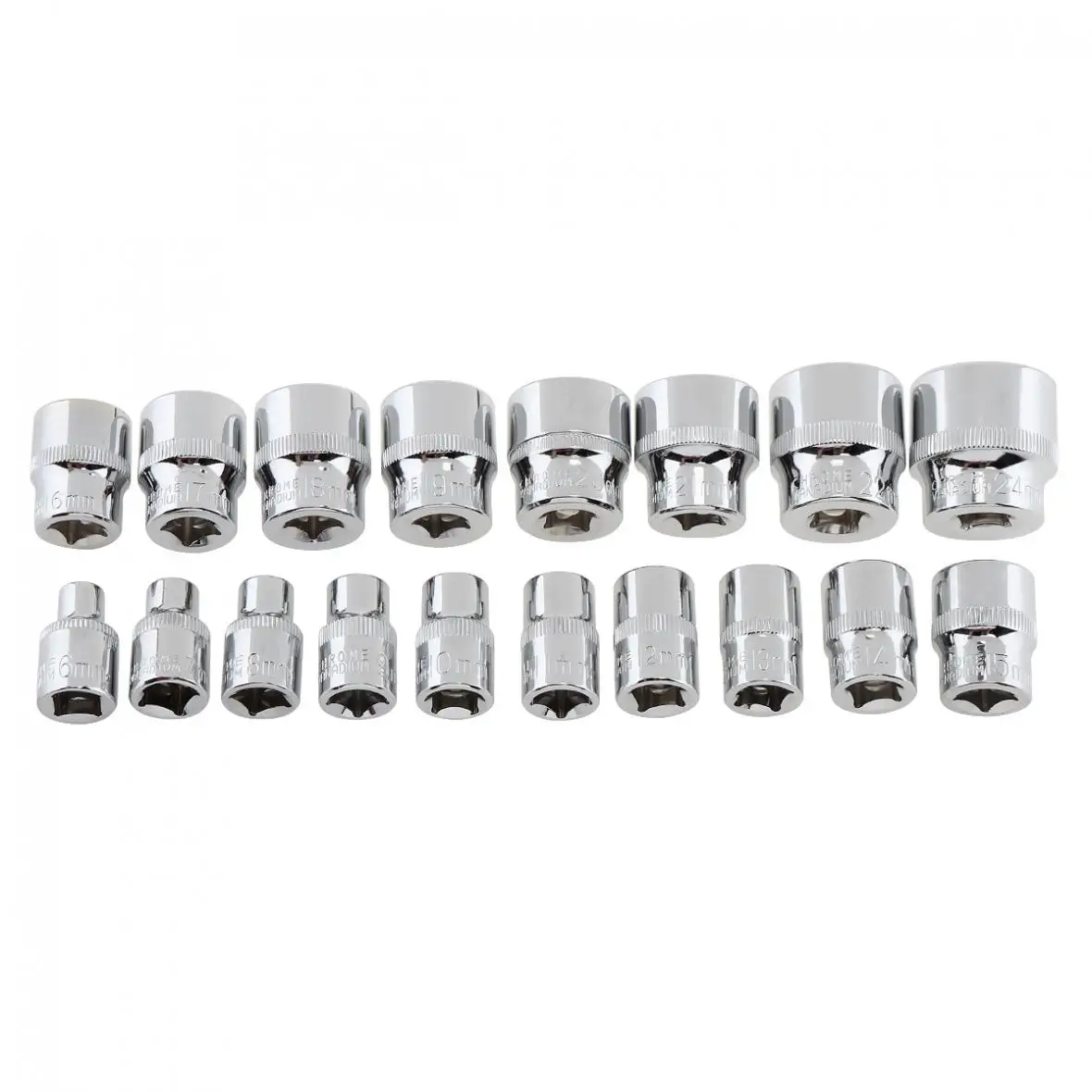 12pcs 3/8 Socket Wrench Box Set