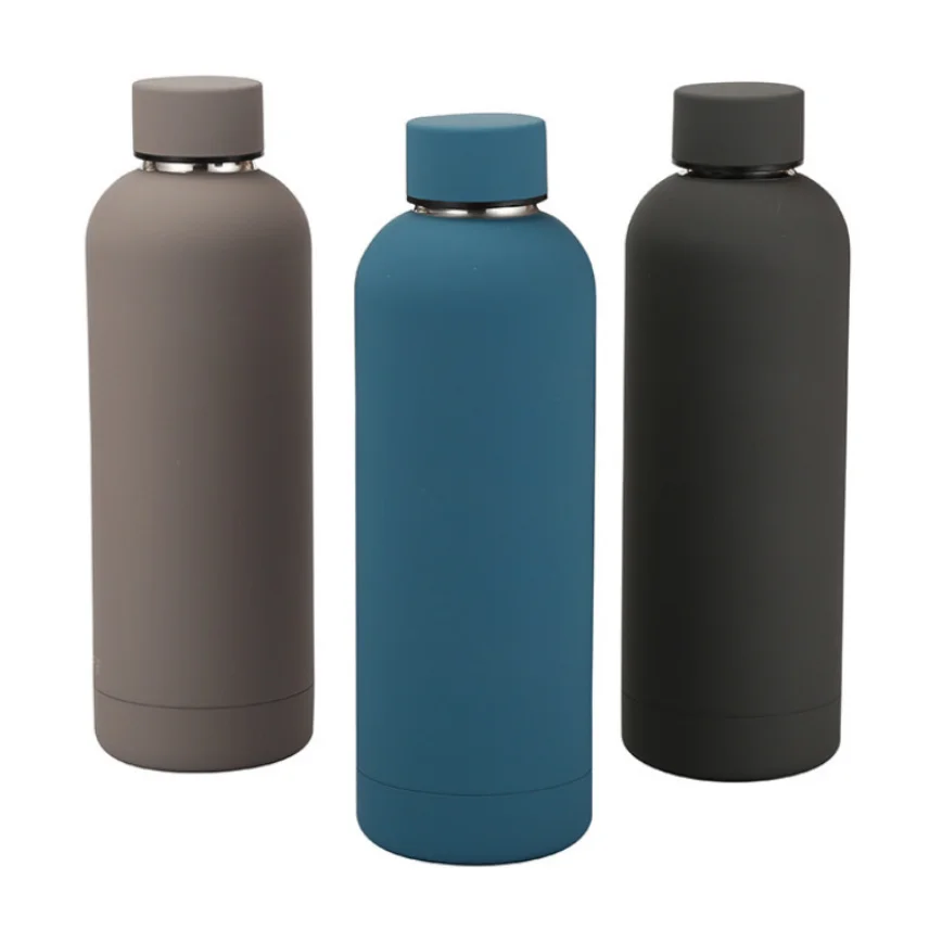 
2021 wholesale new stainless steel water bottle Hot sale pink matte bottle milk steel bottle for children 