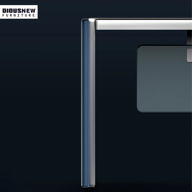 Горячий продукт современная офисная мебель 2 сиденья/4 места модульная стальная рабочая станция с экраном стола портативный стол для ноутбука