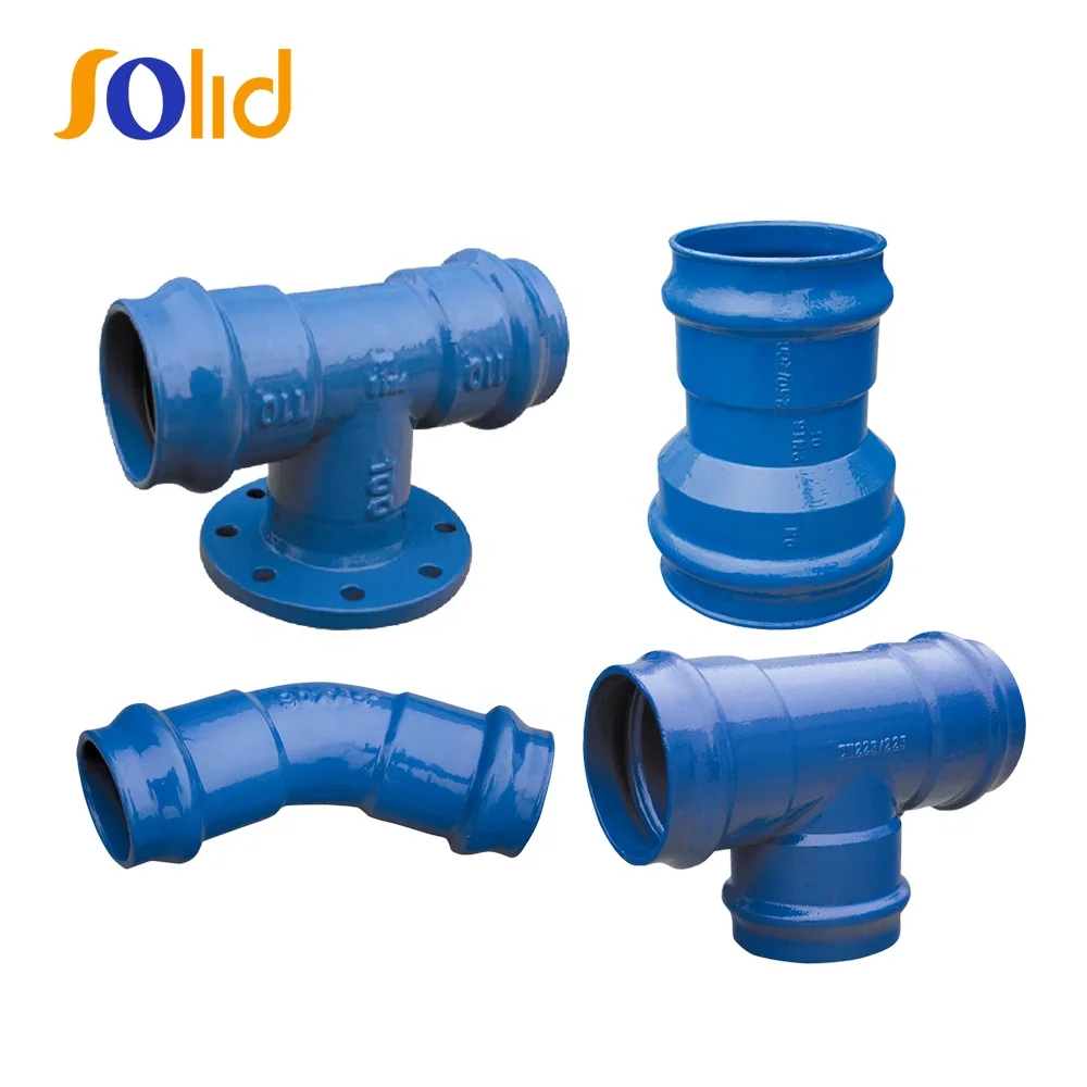 ISO2531, En545, En598 DI pipe fittings  for PVC Pipe and Ductile Iron Pipe